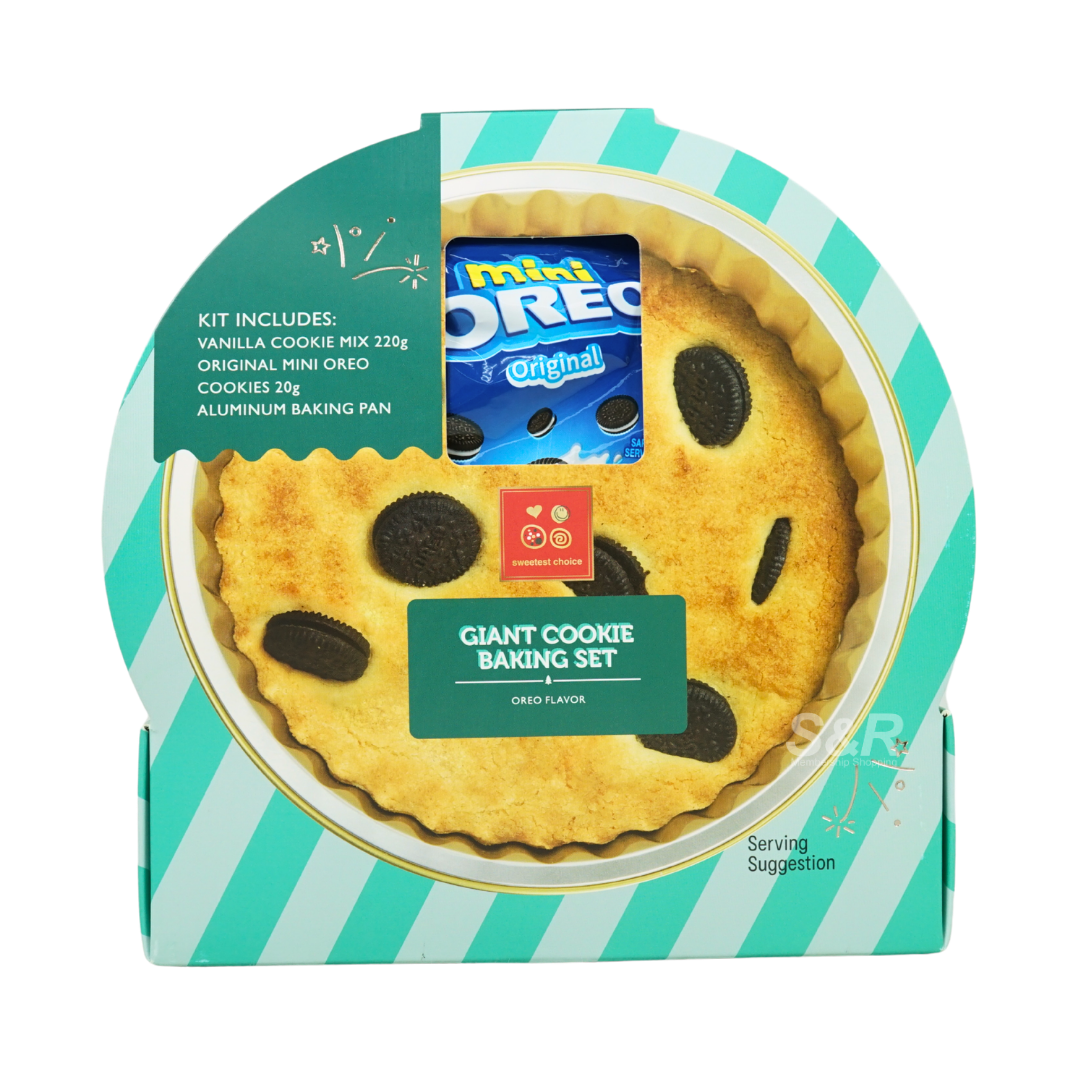Sweetest Choice Giant Cookie Baking Set Oreo Flavor 220g